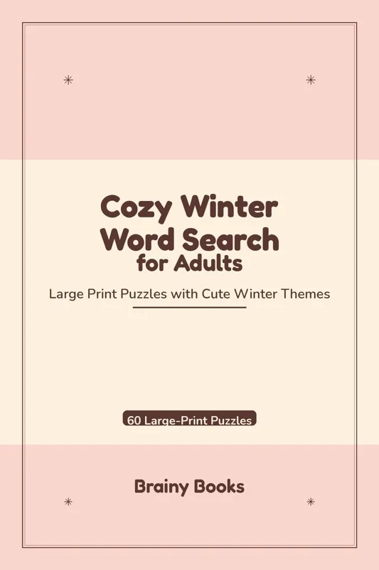 Cozy Winter Word Search cover